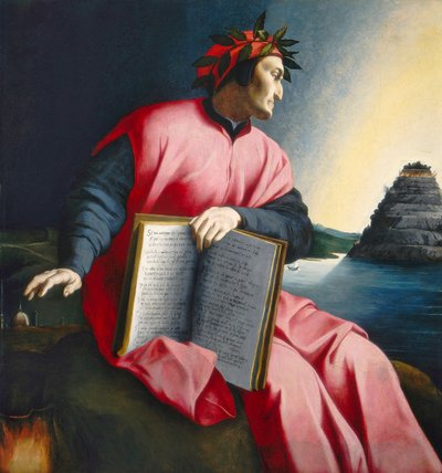 Allegorisches Porträt von Dante, spätes 16. Jahrhundert von Florentine School